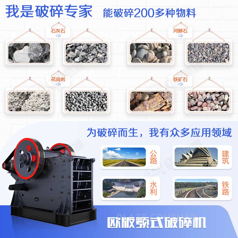 顎式破碎機能力強、應用范圍廣