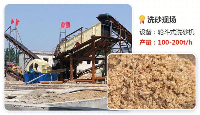 輪式洗砂機(jī)產(chǎn)量高、效果好